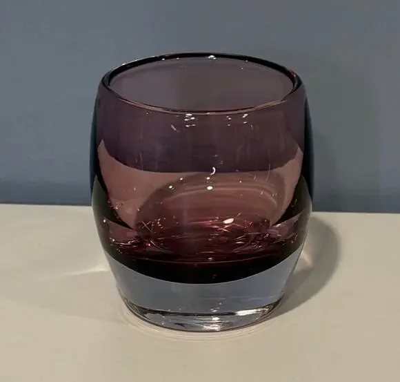 Crate & Barrel Purple Votive