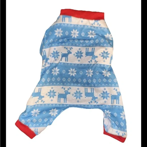 Dog One Piece  Holiday Pattern Small