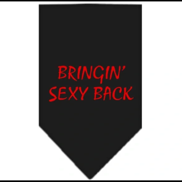 Bringin’ Sexy Back Dog Bandana Small Large