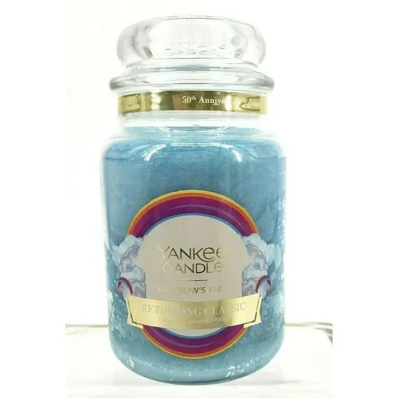 Yankee Candle RAINBOW'S END Candle‎ 50 Anniversary