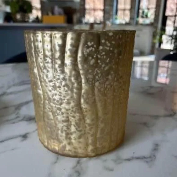 ❤️Gold Mercury Glass Vase/Candle Holder