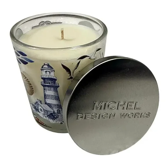 NEW Michel Design Works Scented Candle The Shore Ocean Breeze 7.4 oz
