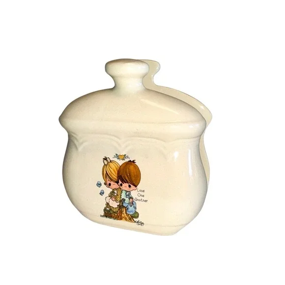 Vintage Precious Moments Napkin Holder Love‎ One Another 1994 Enesco