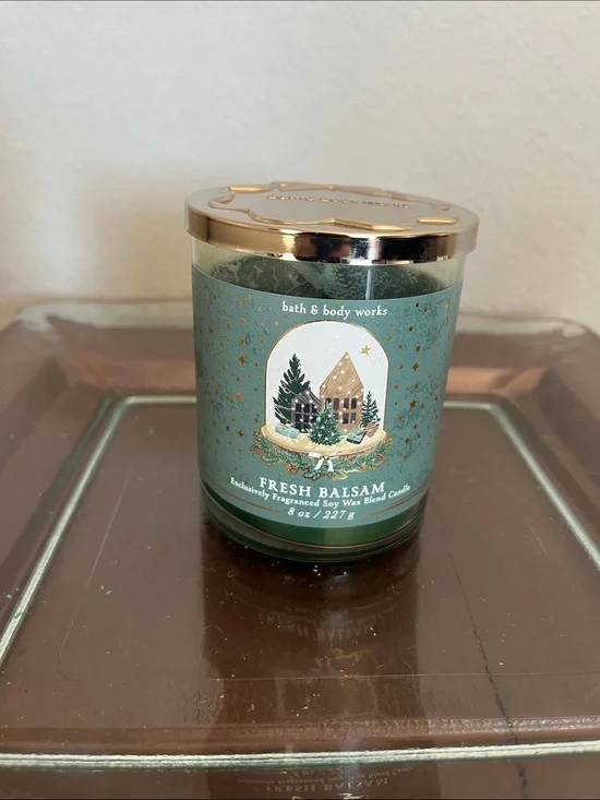 Bath & Body Works Fresh Balsam Single Wick Candle