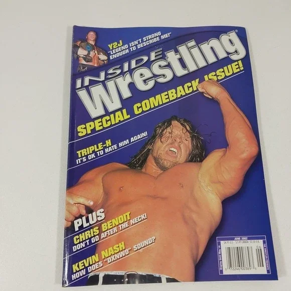 Inside‎ Wrestling Magazine June 2002 Triple H Comeback Issue Chris Benoit NWO DX