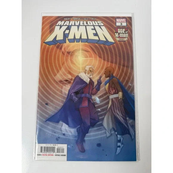 Marvelous X-Men 3 Age of X-Man Marvel Comics 2019 Magneto Bishop Phil Noto Cover