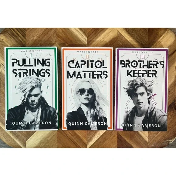 Marionette Books 1-3 Bundle Quinn Cameron Signed First Printing 2024 Paperbacks