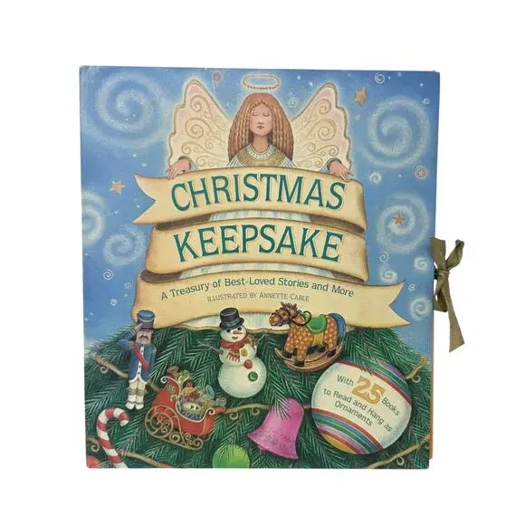 Christmas Keepsake Complete 25 Mini Story Book Ornament Set 2000 Holiday