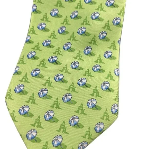 IZOD Silk Tie Beach Chairs and Sandcastles