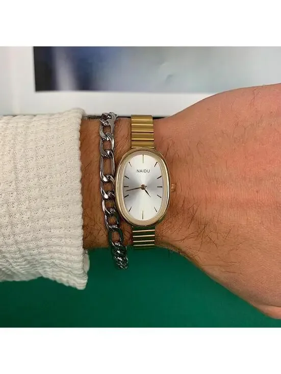 Y2K Style Gold Luxury Classy Sport Watch