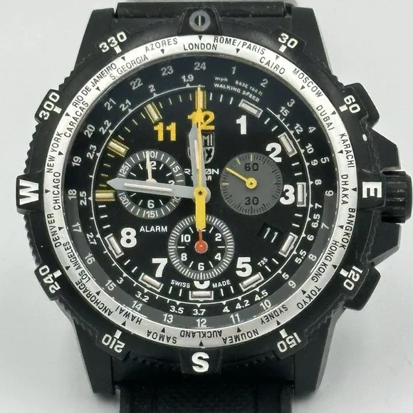 Luminox Recon Team Leader Chronograph 8840 Alarm MI Men's Watch Black 48mm