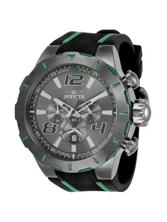 Invicta Tritnite Men's Quartz Chronograph 52mm Black/Green