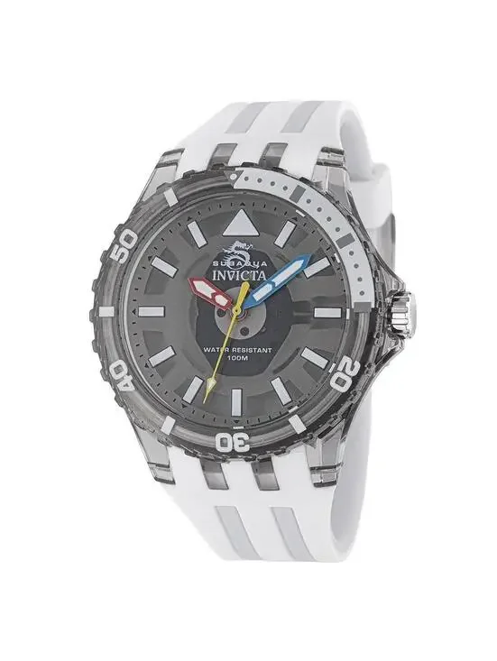 Invicta Subaqua Noma V white watch Mens Brand New Silicone