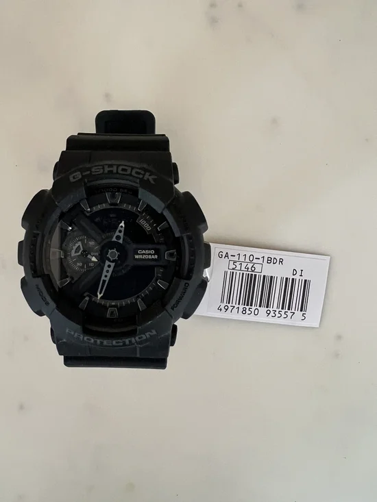 Casio G-Shock GA-110-1B Matte Black Sport Watch