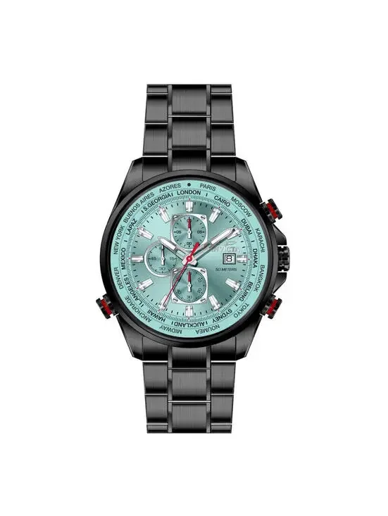 Invicta Aviator Men's Watch  - 50mm, Black (50498)