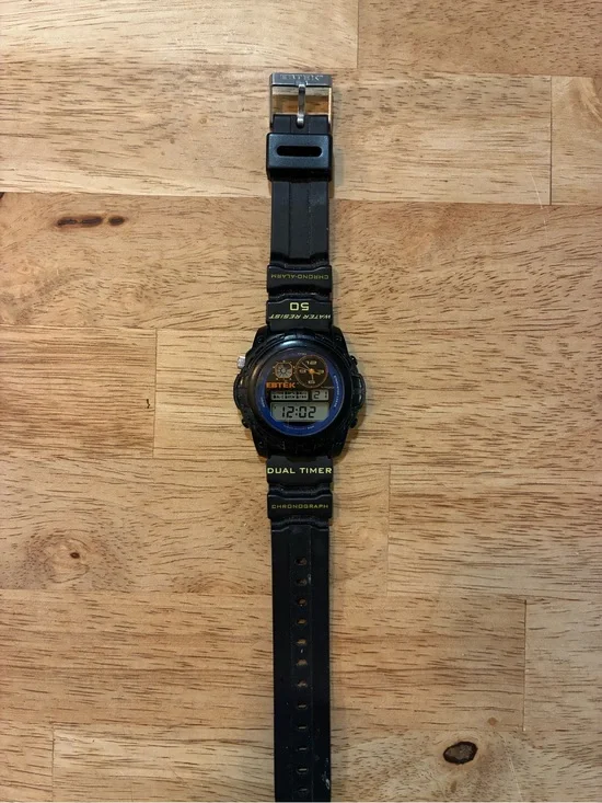 Eddie Bauer Ebtek Analog Digital Chronograph Stop Watch  Water Resistant 50M