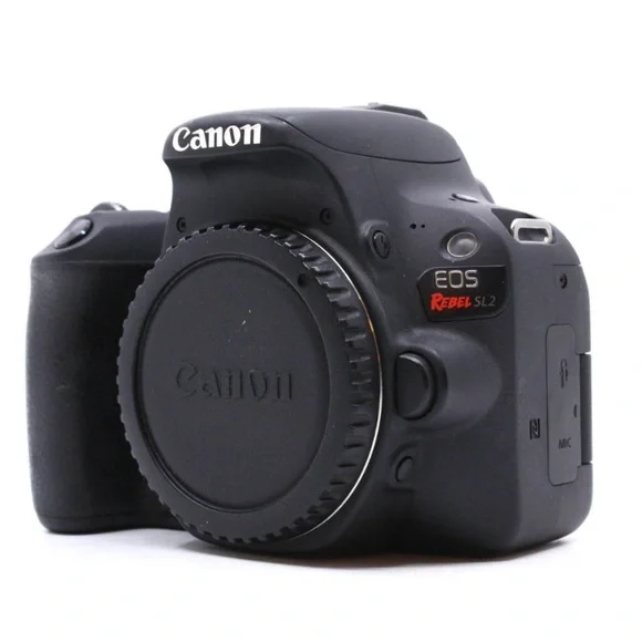 Canon EOS Rebel SL2 DSLR Camera - Black and Red