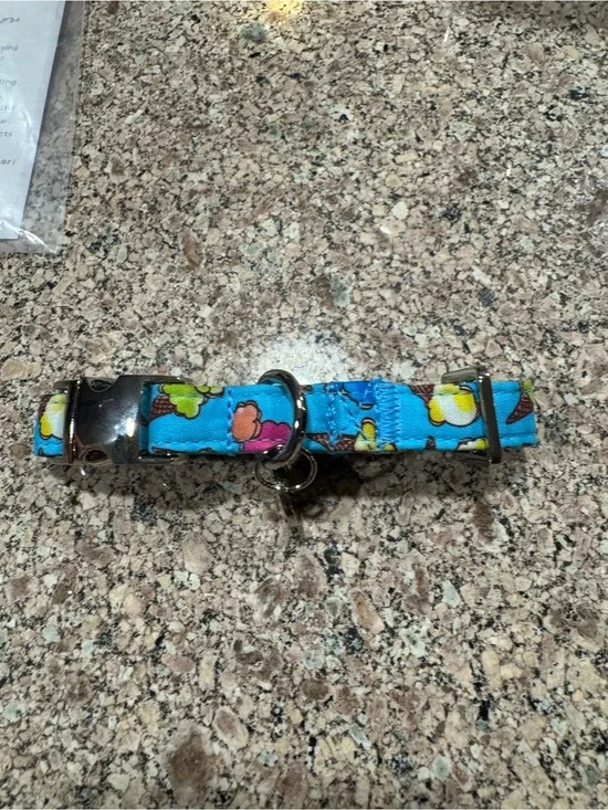Urara Pup Extra Small Ice Cream Theme Dog Collar