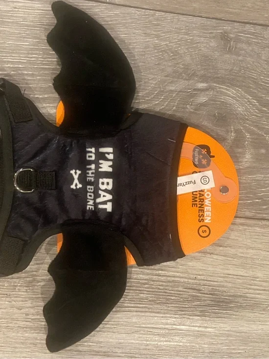 Black Bat Harness with Wings - 
