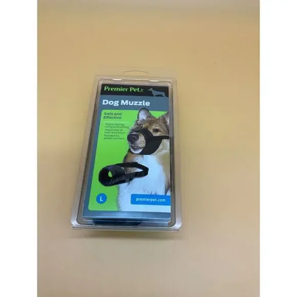 Premier Pet‎ Dog Muzzle Large Padded Nylon New In Open Box