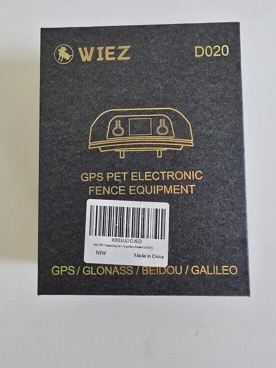 Unused Wiez GPS Pet Electronic Fence