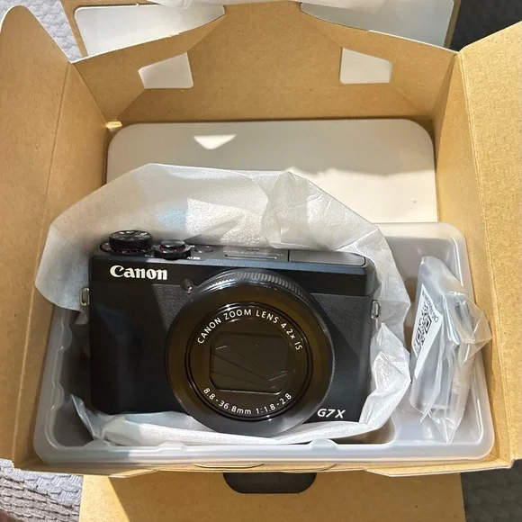 Canon G7X Compact Black Camera