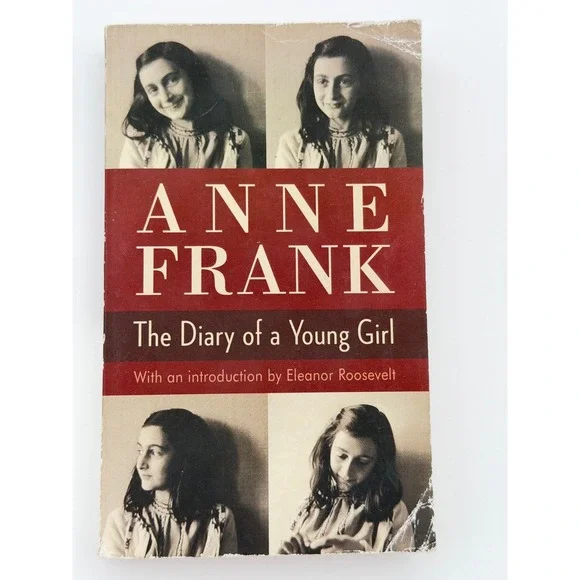 Anne Frank‎ The Diary of a Young Girl Paperback Eleanor Roosevelt Intro WWII