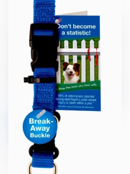 PetSafe Keep Safe Blue Break Away Collar Size Small (10”-14”)