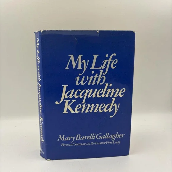 Vintage 1969 My‎ Life With Jacqueline Kennedy Mary Gallagher Blue HC JFK McKay
