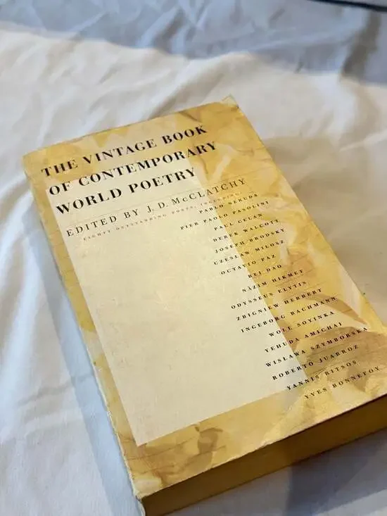 The Vintage Book of Contemporary World Poetry edited by J.D. McClatchy (1996 Fir
