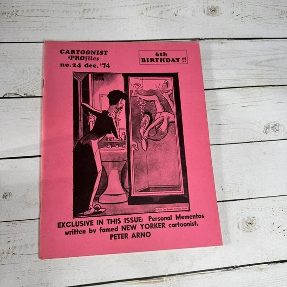 Cartoonist PROfiles No 24 Dec 1974 Peter Arno New Yorker‎ VTG Magazine Comics