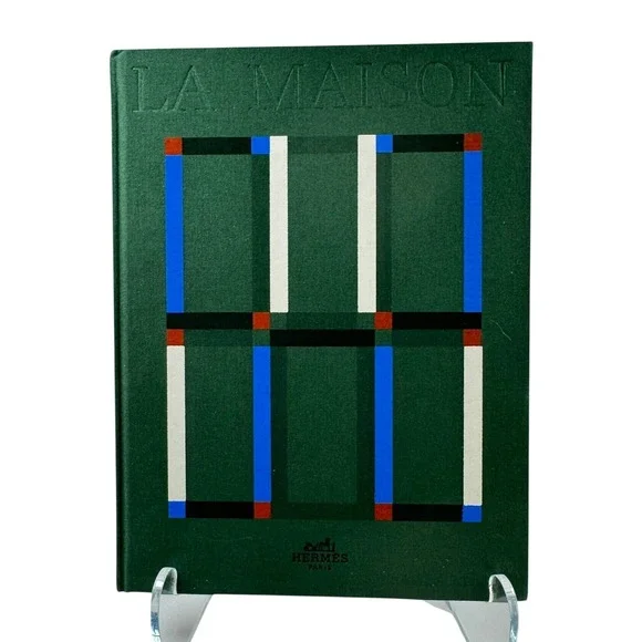 Hermes La Maison Paris 2024 Hardcover Book Green Cloth Interior Design Luxury