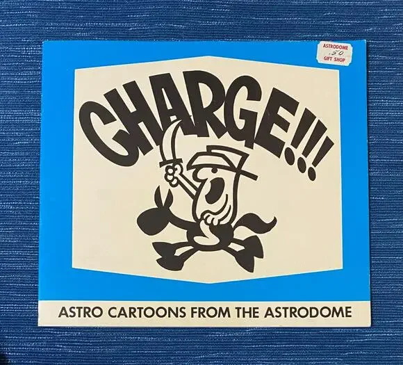 1970 Houston Astrodome Astro Cartoons Booklet Chester Charge!!! Astros Baseball