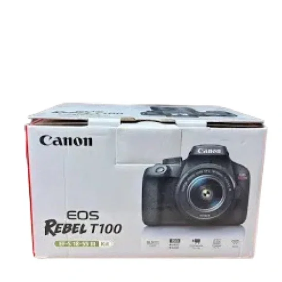 Canon Black Digital Camera EOS Rebel T100