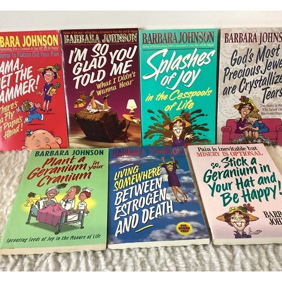 Christian Women Humor Lot Of 7 Books WellBeing Devotionals Fun Barbara Johnson