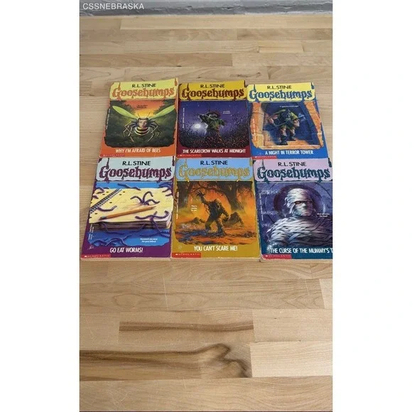 VINTAGE Goosebumps LOT of 6 Books~1990's 2st Printings‎