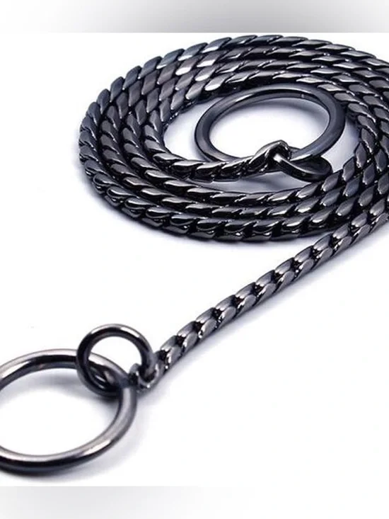 Training Show Collar Dog Chain Collar Choke Pet with Heavy Links