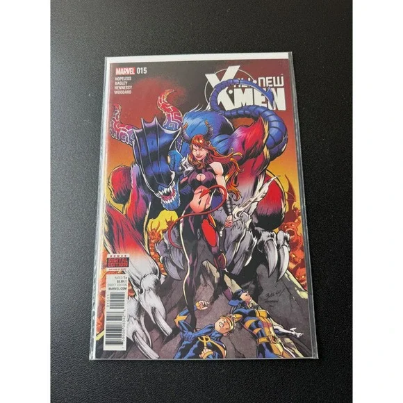All-New X-Men 15 Marvel Comics 2017 Inhumans‎ vs X-Men Bagley Jean Grey Cover