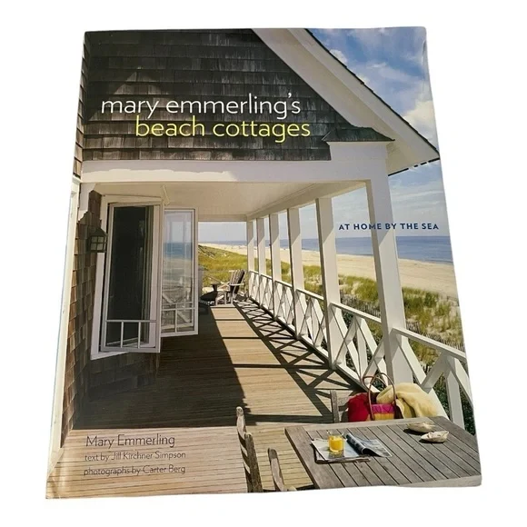 Book, mary emmerling’s beach cottages, Beautiful Photos and Poetic Text, 2004.
