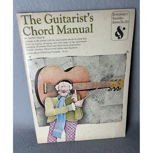 The Guitarists Chord Manual By Happy Train 1967 Instructional