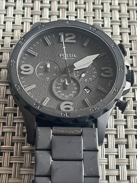 Fossil Men's Gunmetal Gray Chronograph Watch