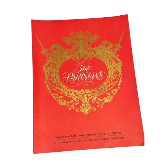 Vintage The Parisians Dumas And Son 1967 Souvenir Program