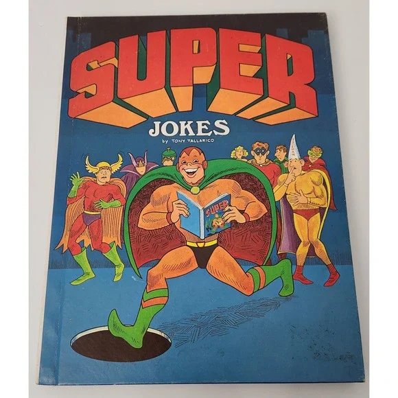 Super Jokes by Tony Tallarico 1980 Comic Book Vintage Kids Humor Collectible‎