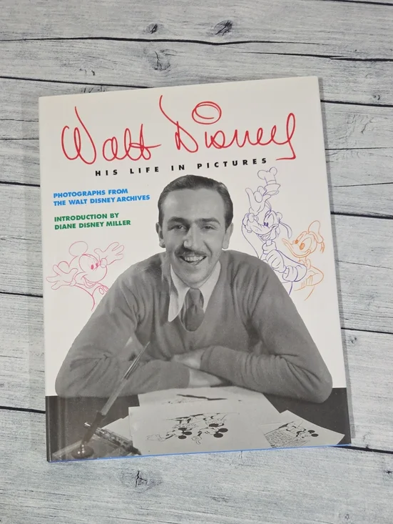 Walt Disney: His Life in Pictures Hardcover Book