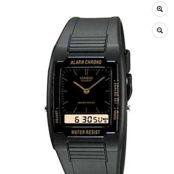 Casio Black and Gold‎ Digital Smartwatch