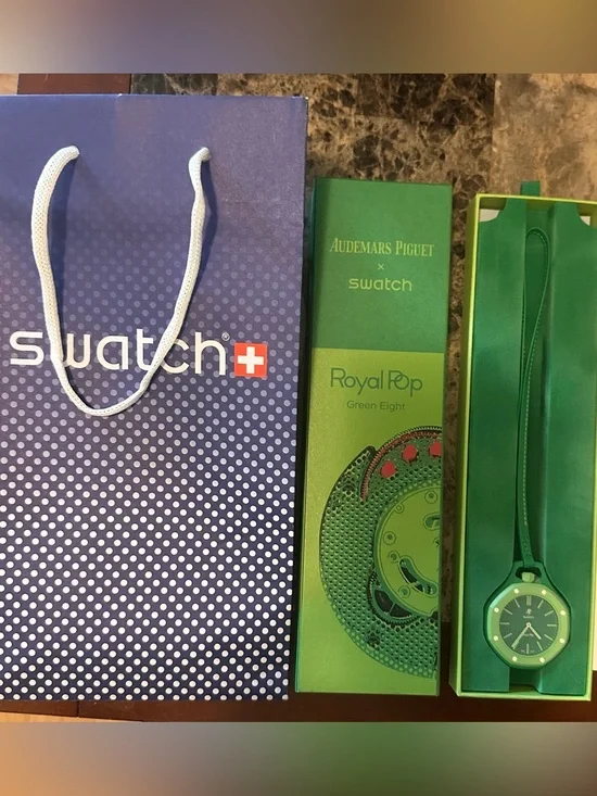 Audemars Piguet x Swatch Royal Pop Green Eight Watch