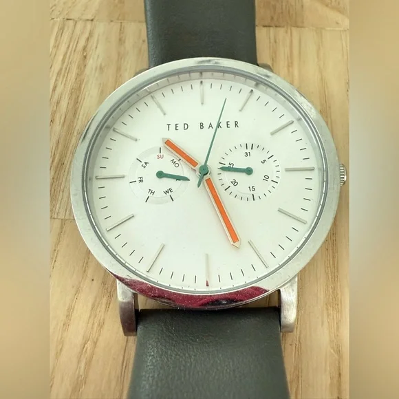 Ted Baker Men's 10009291 SMART CASUAL Grey Watch NEW BATTERY