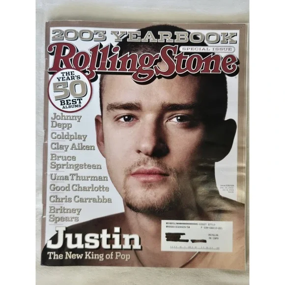 Rolling Stone SPECIAL ISSUE Magazine Justin Timberlake #938 Dec 2003 - Jan 2004