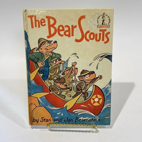 Vintage The Bear Scouts by Stan & Jan Berenstain 1967‎ Beginner Books Hard Cover