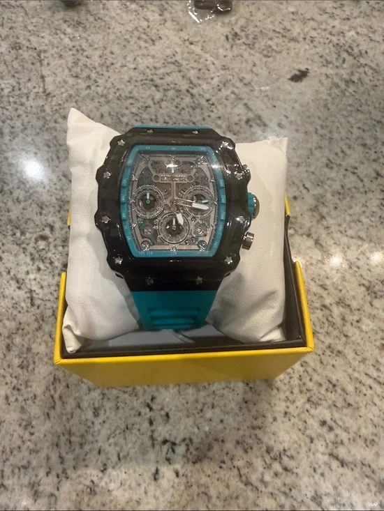 Invicta Turquoise and Black Men’s Chronograph Watch